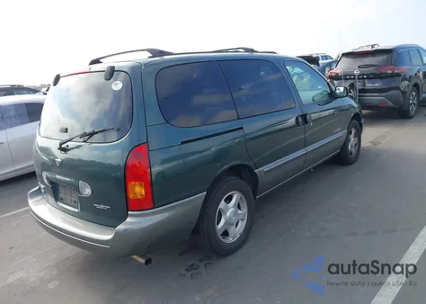 1999 Nissan Quest Gle/Gxe/Se из США, поврежденный, VIN 4N2XN11T5XD832884